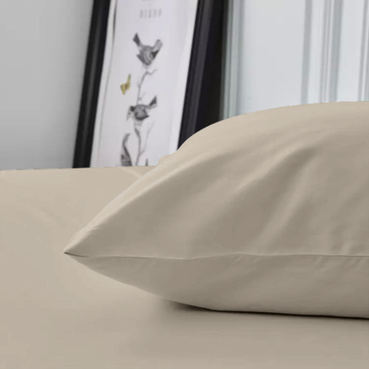 Bambus-Kissenbezüge Sand 60x70 cm 2er-Pack