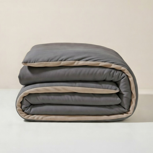 YNOT Dreambed Signature Jersey Flanell Taupe/Anthrazit