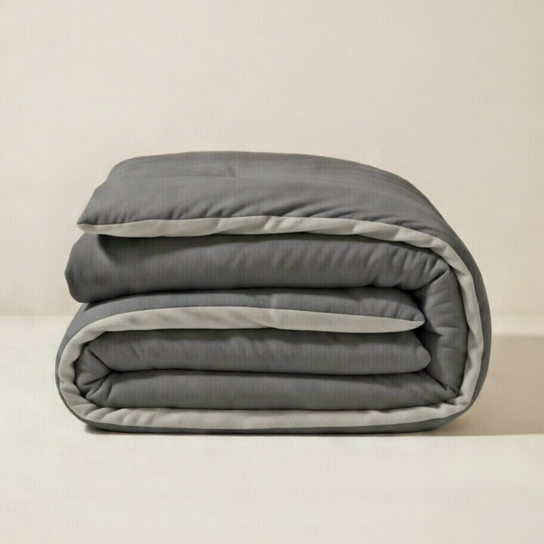 YNOT Dreambed Signature Jersey Flanell Anthrazit/Greige