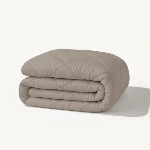 Y-NOT Sommerbettdecke Taupe / Grau