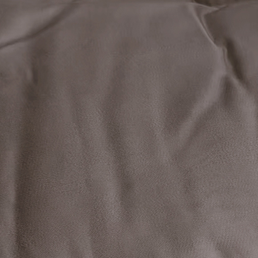 Bambus Kissenbezüge Taupe/Grau 60x70 cm 2er-Pack