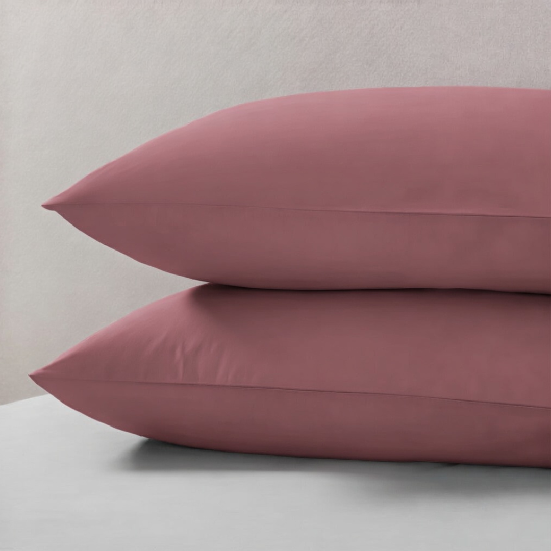 Y-NOT Kissenbezüge Old Pink 60x70 cm 2er-Pack