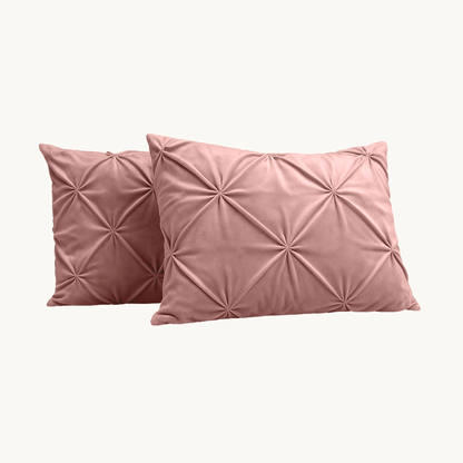 Velvet Diamond Kissenbezüge Roze 60x70 cm 2er-Pack