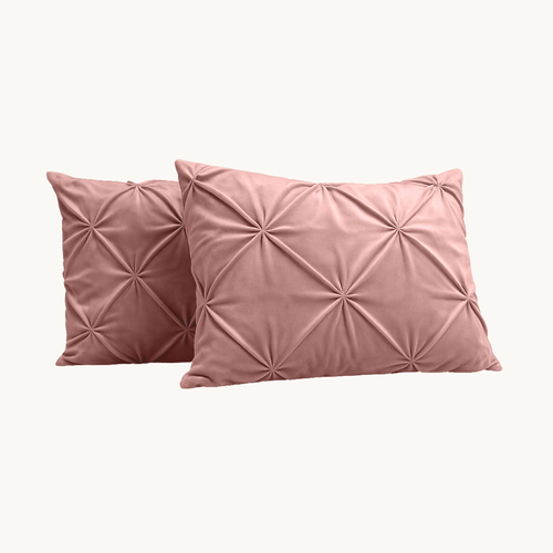 Velvet Diamond Kissenbezüge Roze 60x70 cm 2er-Pack