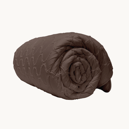 Bettdecke Ohne Bezug Japandi Curve Taupe