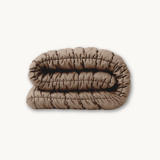 Bettdecke Ohne Bezug Fluffy Cube Taupe