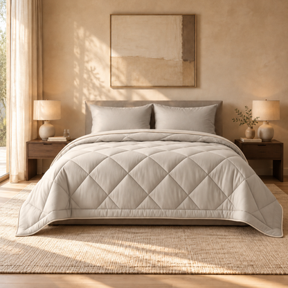 Y-NOT Bambus Bettdecke Ivory