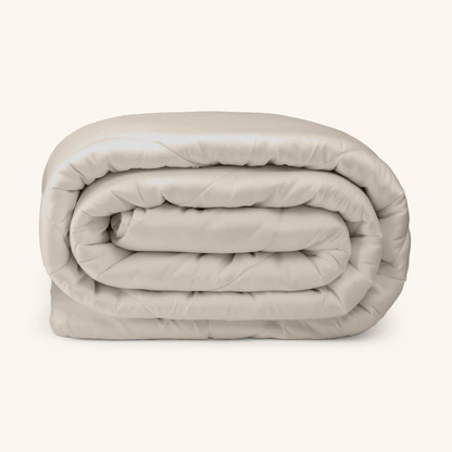 Bambus Bettdecke ohne Bezug in Ivory