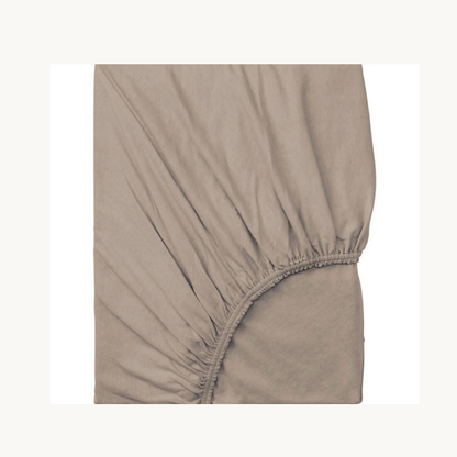 Splittopper Spannbettlaken Jersey Premium Taupe