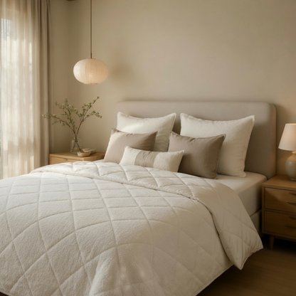 Y-NOT Teddy Pearl White