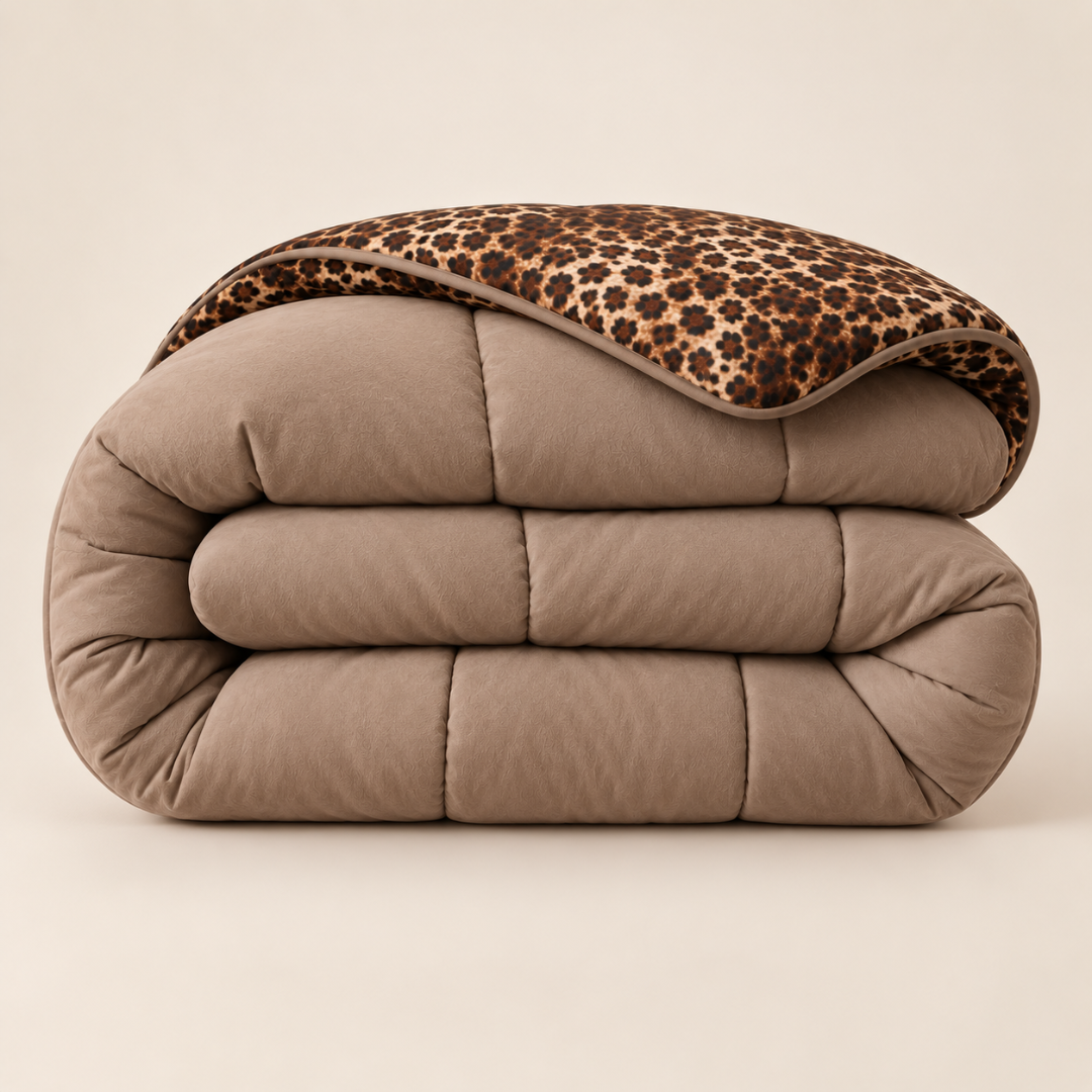 Y-NOT Bettdecke Jaguar Taupe