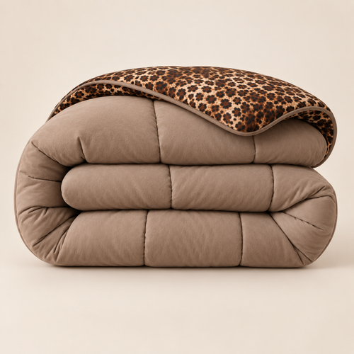 Y-NOT Bettdecke Jaguar Taupe
