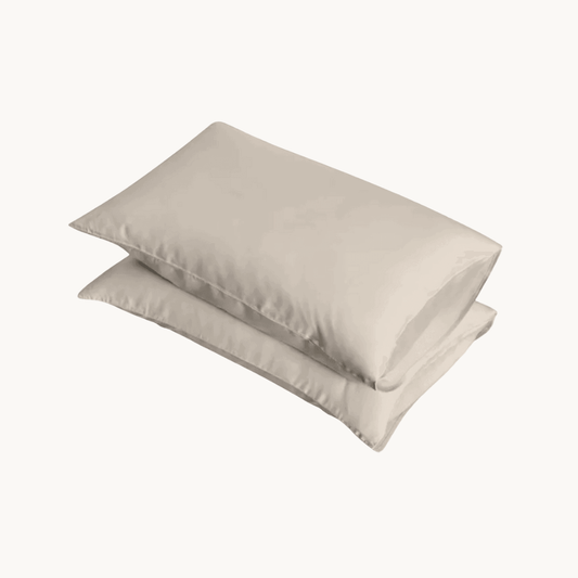 Bambus-Kissenbezüge Ivory 60x70 cm 2er-Pack