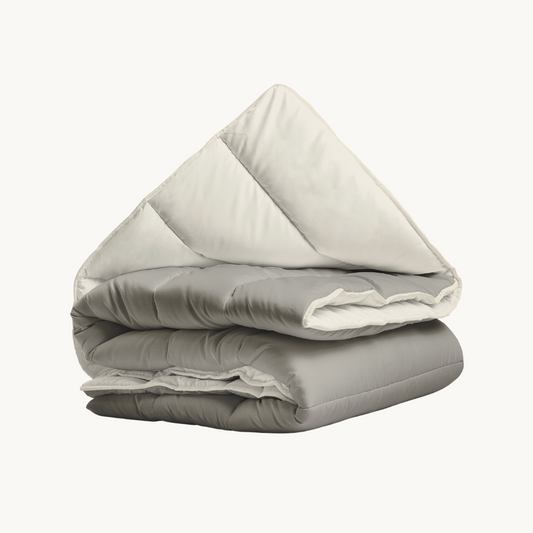 Bettdecke Ohne Bezug Mat Satijn™ Creme/Khaki Taupe