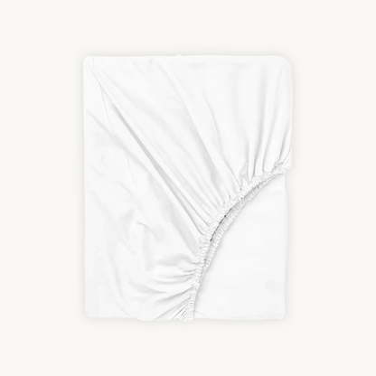 Jersey Premium Spannbettlaken Reinweiß