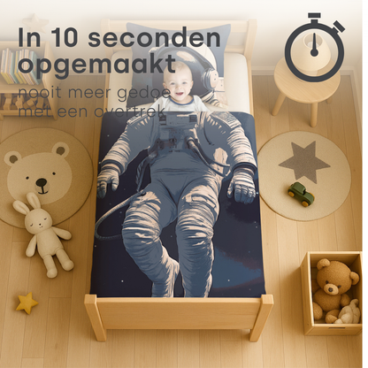 Kinderdecke ohne Bezug – Astronaut, inklusive Kissenbezug