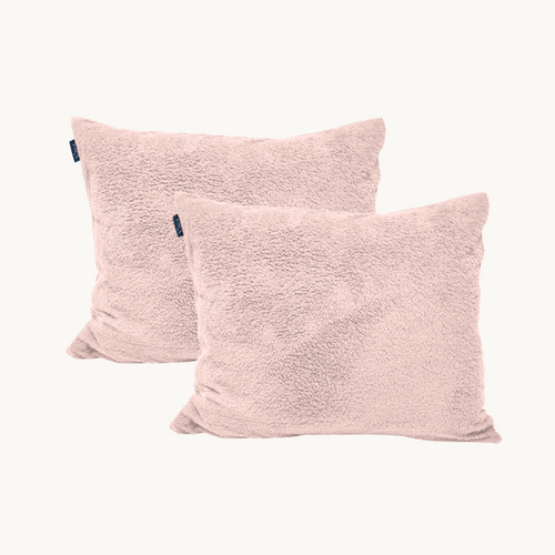 Kissenbezüge Teddy Hug Me Powder Pink 60×70 cm – 2er-Pack