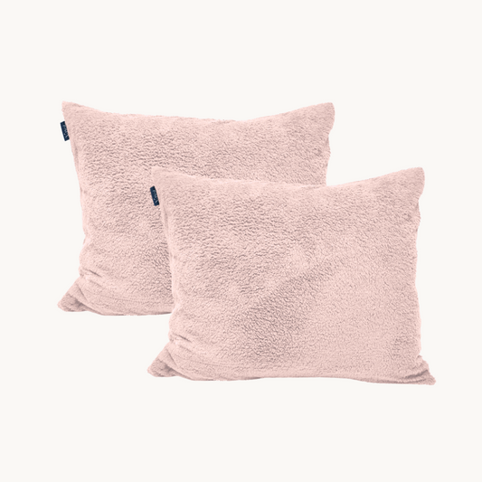 Kissenbezüge Teddy Hug Me Powder Pink 60×70 cm – 2er-Pack