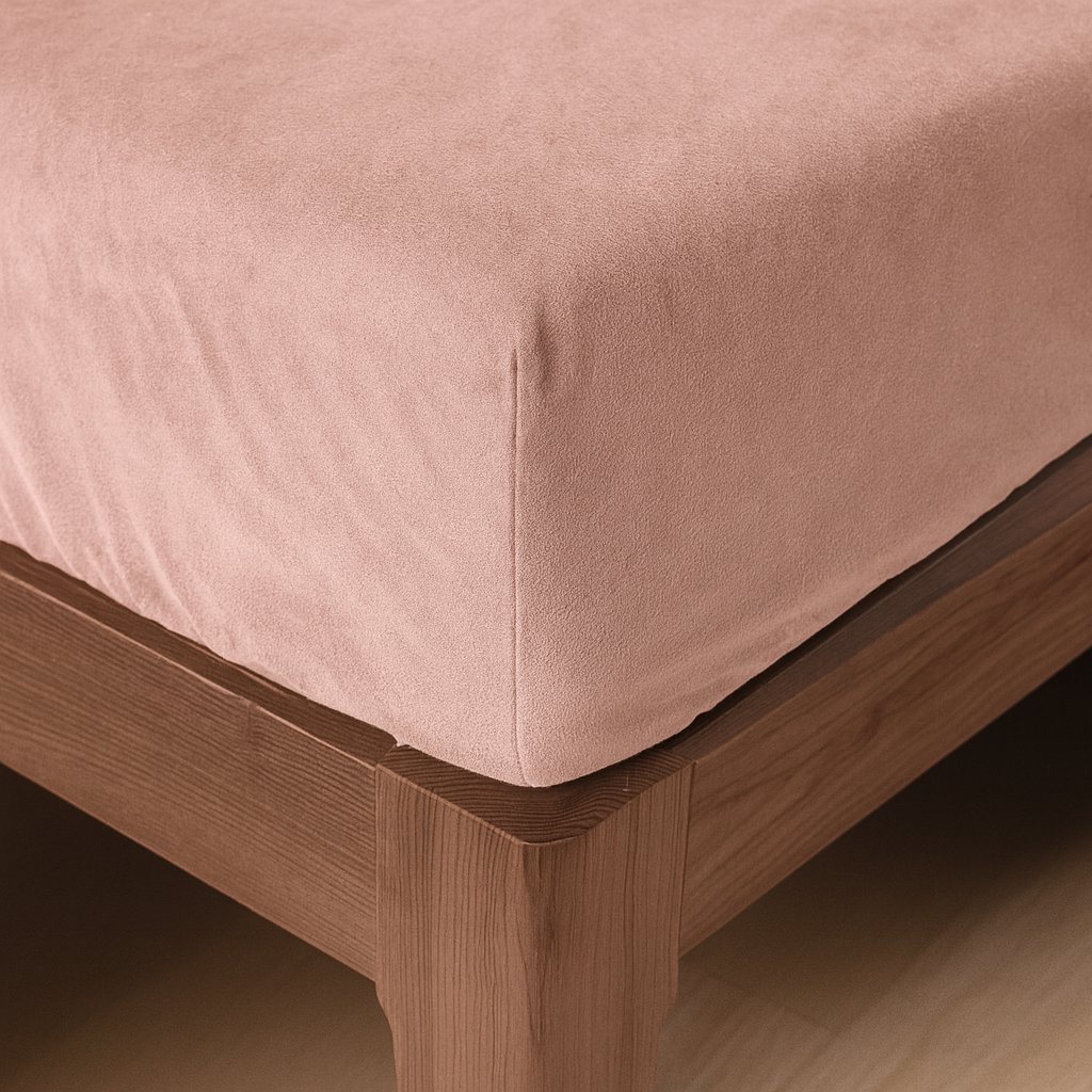 Matratzen Spannbettlaken Velvet Pink