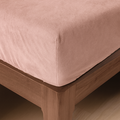 Matratzen Spannbettlaken Velvet Pink