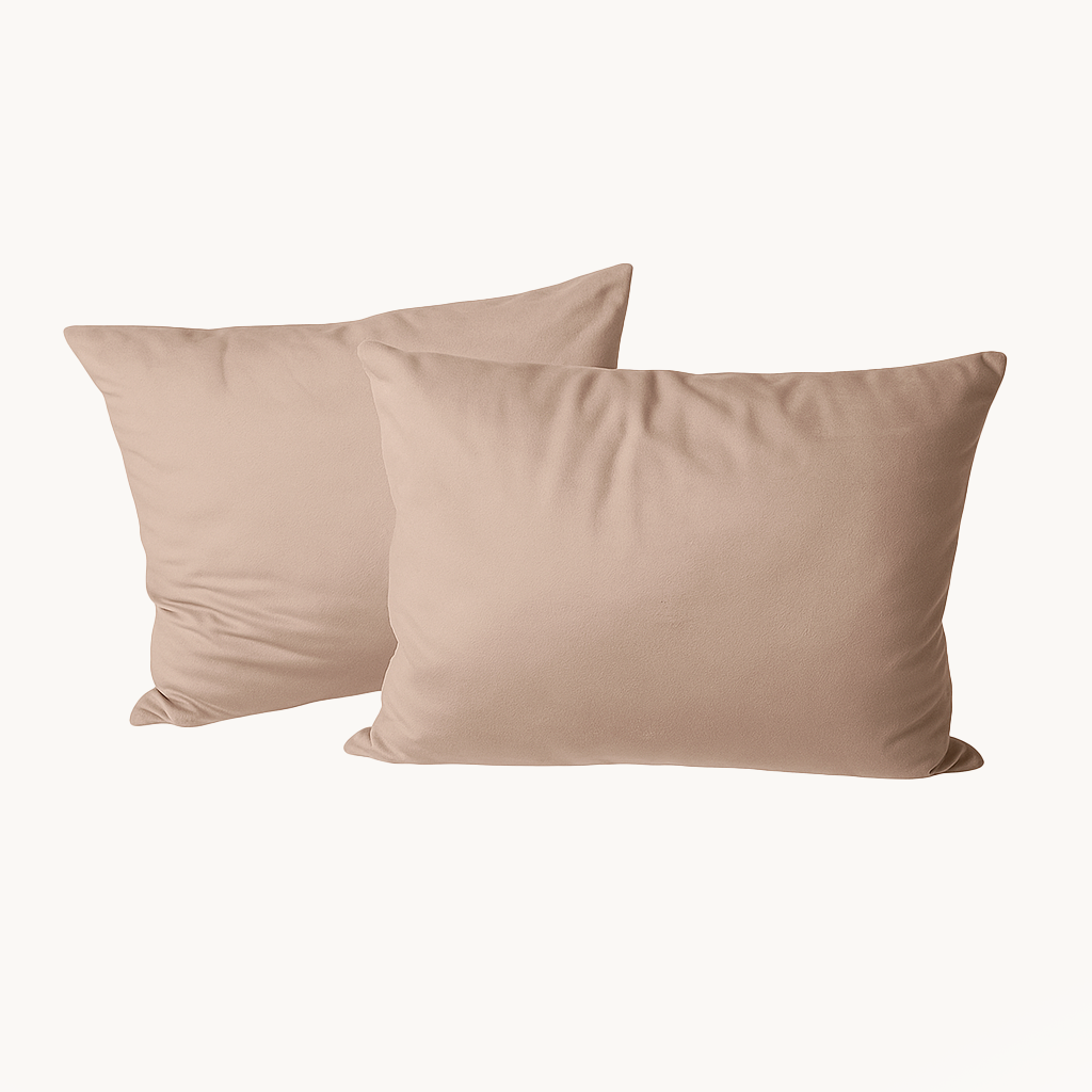 Kissenbezüge Velvet Nude 60x70 cm – 2er-Pack