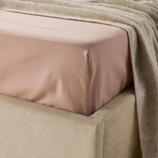 Matratzen Spannbettlaken Velvet Pink