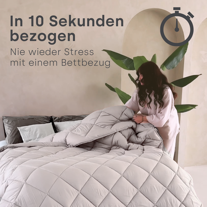 Bettdecke Ohne Bezug Matt-Satin Tiger Black Gold