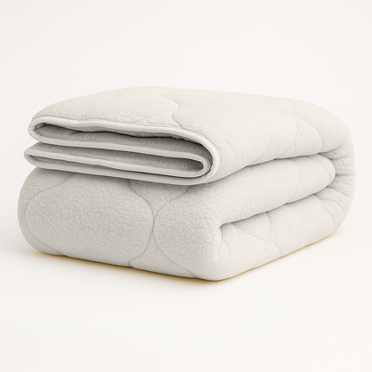 Teddy™ Decke ohne Bettbezug Cappuccino White