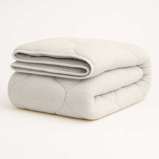 Teddy™ Decke ohne Bettbezug Cappuccino White