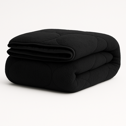 Teddy™ Decke ohne Bettbezug Jet Black
