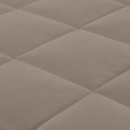Y-NOT Kissenbezüge Vol & Gevoerd Matt Satin Taupe/Grau 60x70 cm 2er-Pack