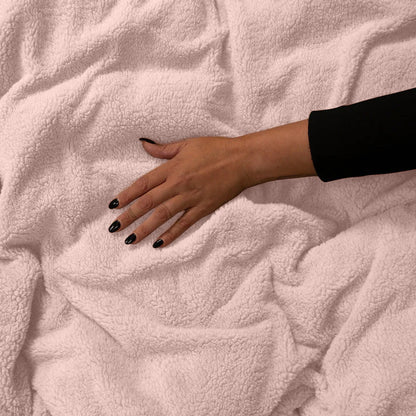 Kissenbezüge Teddy Blush Pink 60x70 cm 2er-Pack
