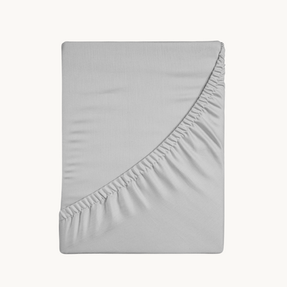 Hoeslaken Egyptisch katoen voor matras grijs kleur