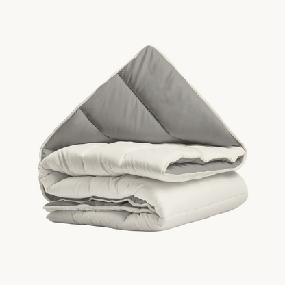 Bettdecke Ohne Bezug Mat Satijn™ Creme/Khaki Taupe