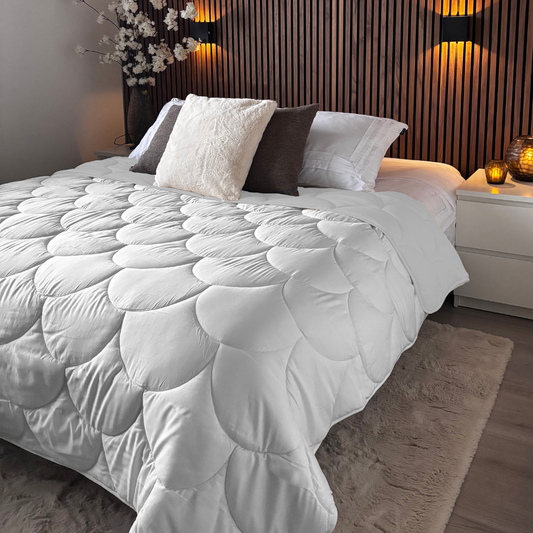 Bettdecke ohne Bezug Mat Satin Grau