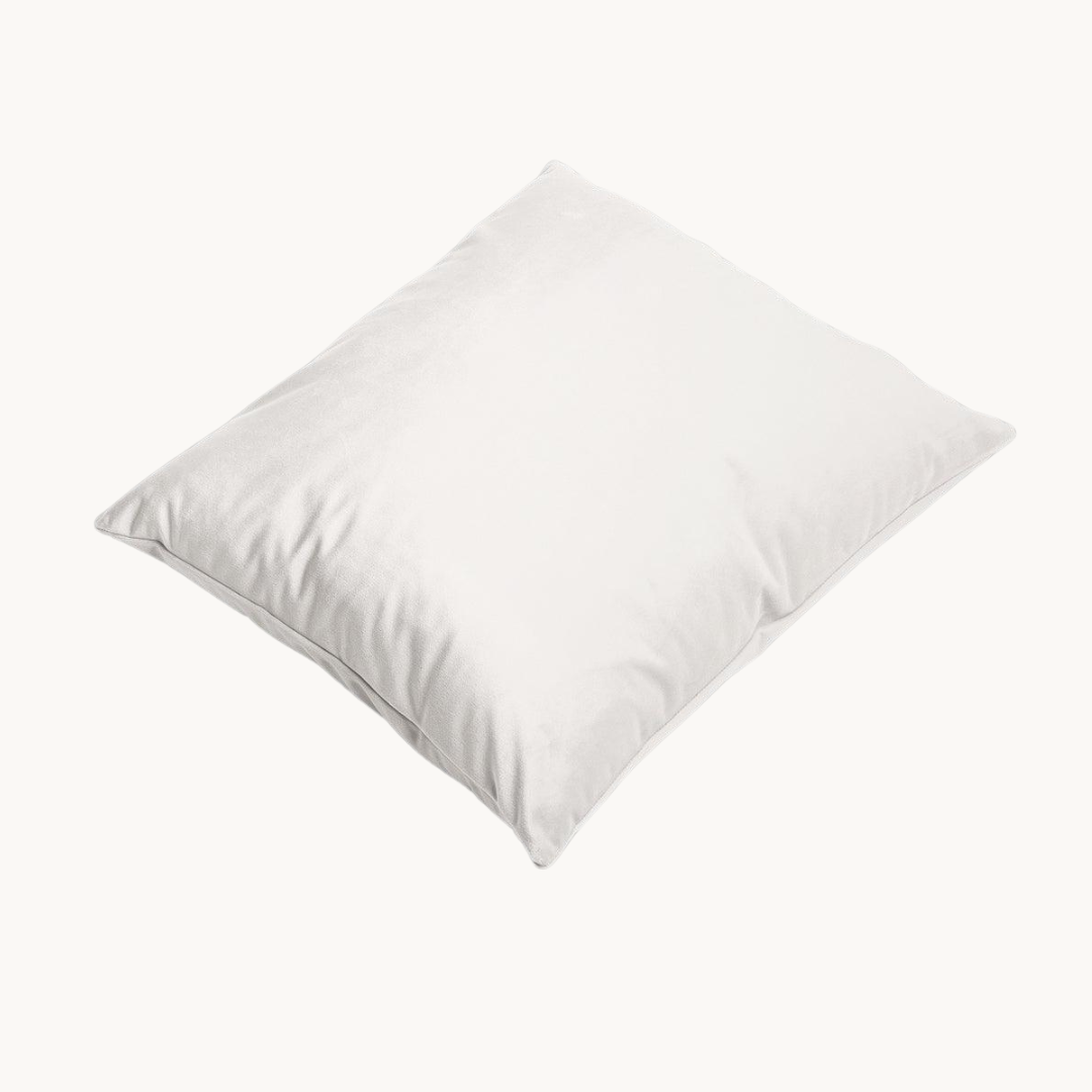 Kissenbezüge Velvet Pearl White 60x70 cm – 2er-Pack