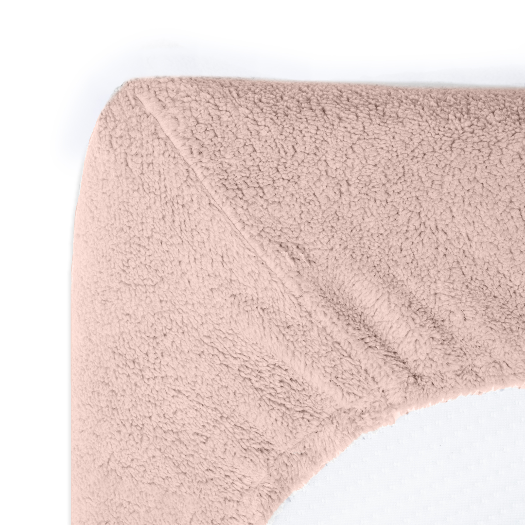 Matratzen-Spannbettlaken Teddy – Hug Me Puderrosa