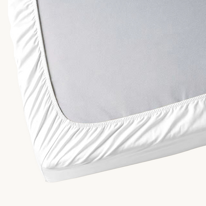 Jersey Premium Spannbettlaken Reinweiß