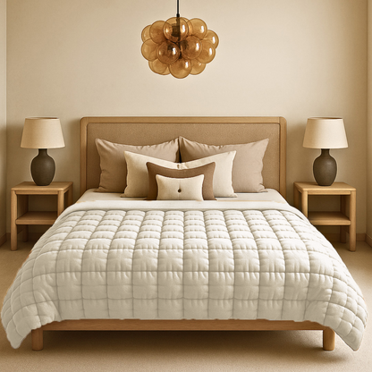 Bettdecke Ohne Bezug Fluffy Cube White