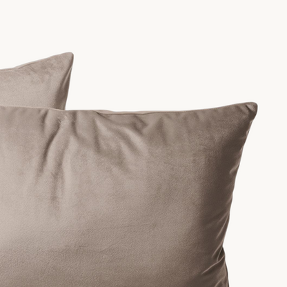 Kissenbezüge Velvet Taupe Grey 60x70 cm – 2er-Pack