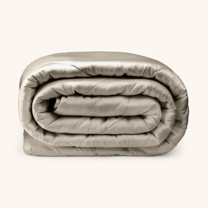 Bambus Bettdecke ohne Bezug in Sand