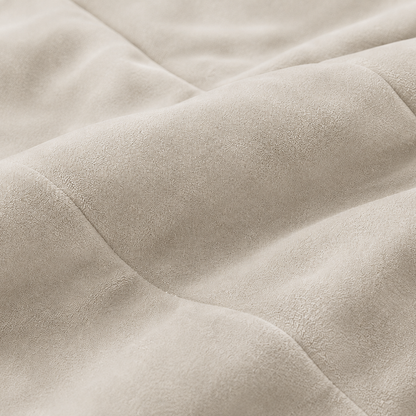 Y-NOT Velvet Sommerbettdecke Pearl White