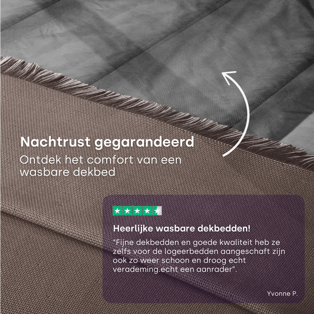 Bettdecke Ohne Bezug Mat Satijn™ Anthrazit