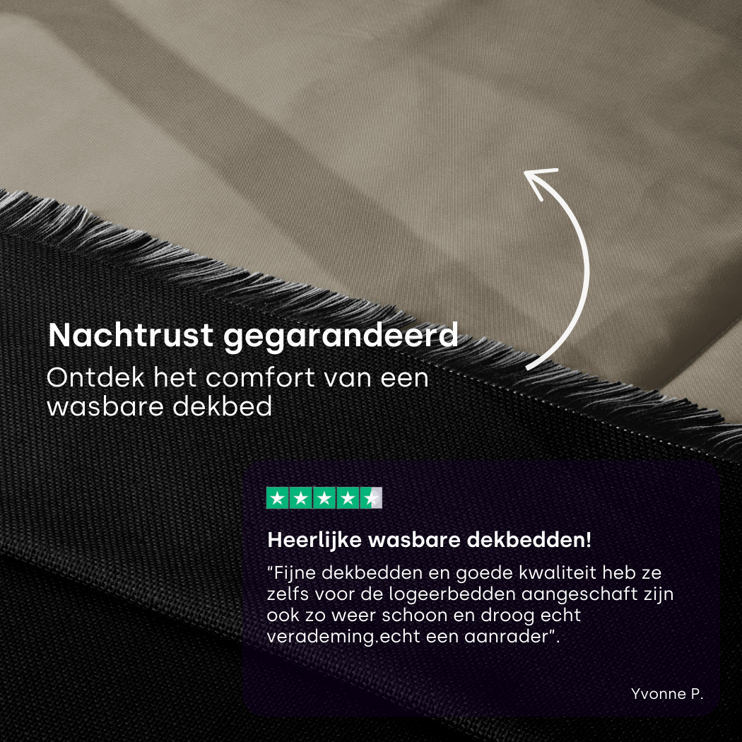 Bettdecke Ohne Bezug Mat Satijn™ Taupe Khaki