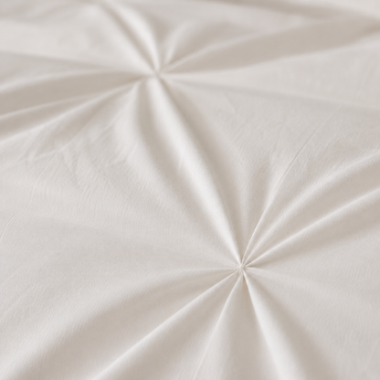 Y-NOT Bettdecke Diamond Pearl White
