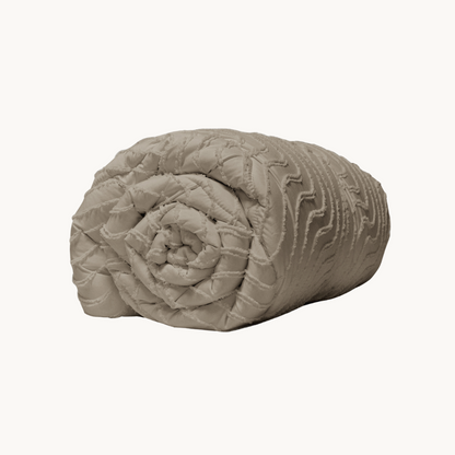 Bettdecke Ohne Bezug Japandi Waves Taupe
