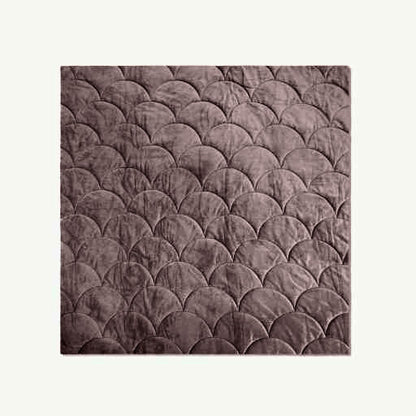 Bettdecke ohne Bezug Velvet™ Taupe / Braun