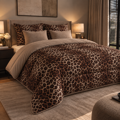 Y-NOT Bettdecke Jaguar Taupe