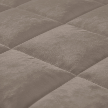 Y-NOT Kissenbezüge Vol & Gevoerd Velvet Taupe/Grau 2er-Pack 60x70 cm