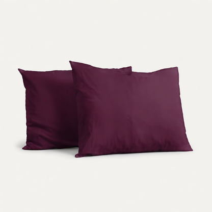 Y-NOT Kissenbezüge Plum 60x70 cm 2er-Pack